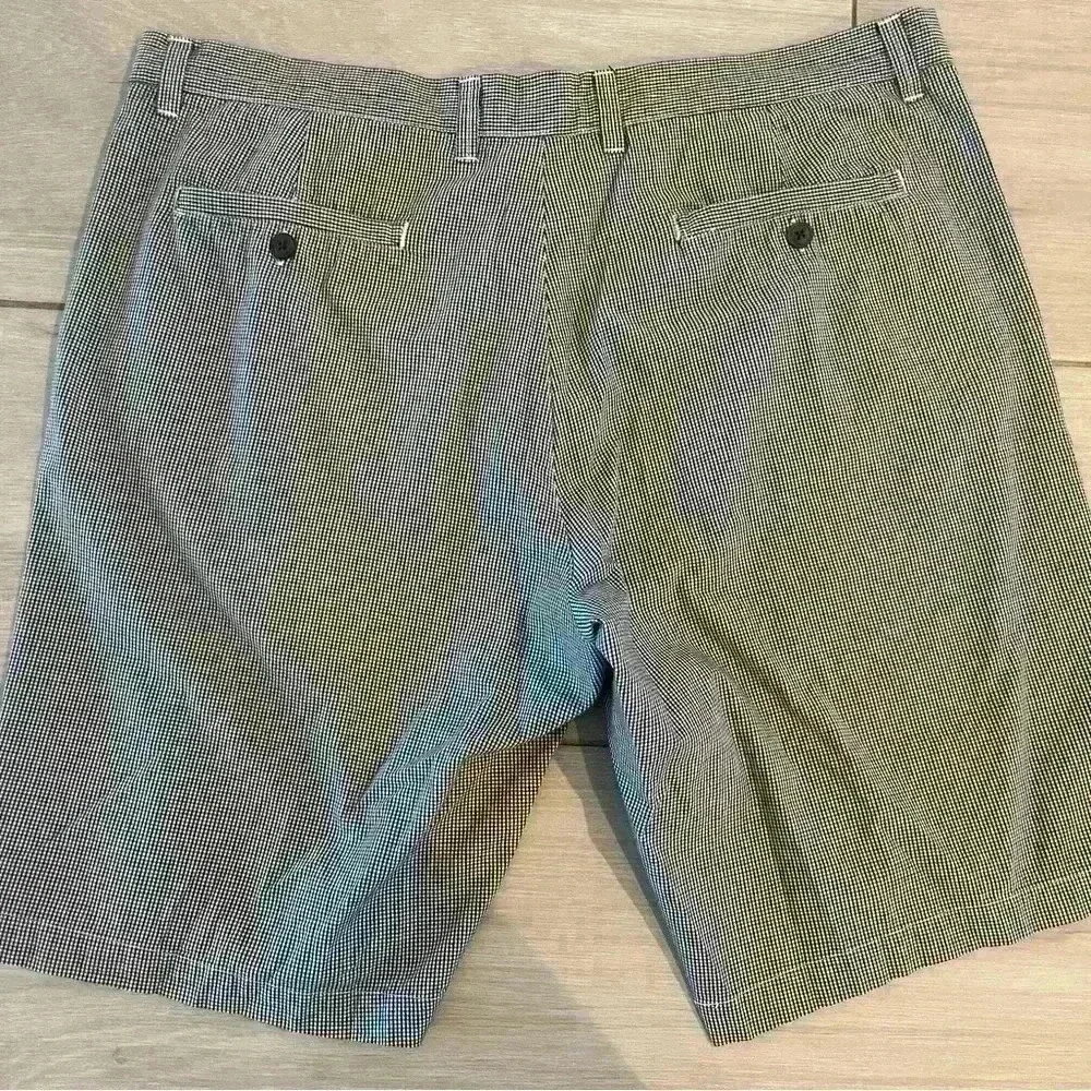 Sam’s Fifth Avenue black/white checkered shorts size 38